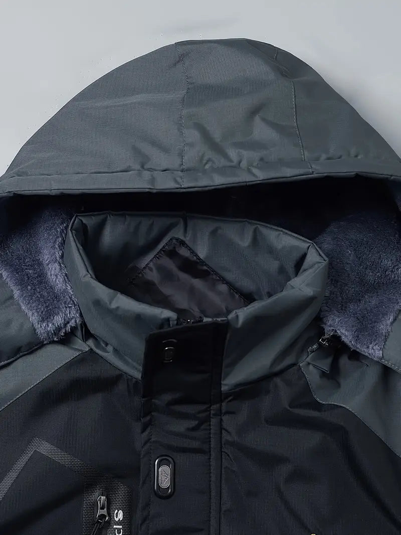 Männer Winterjacke Wasserdicht Isoliert