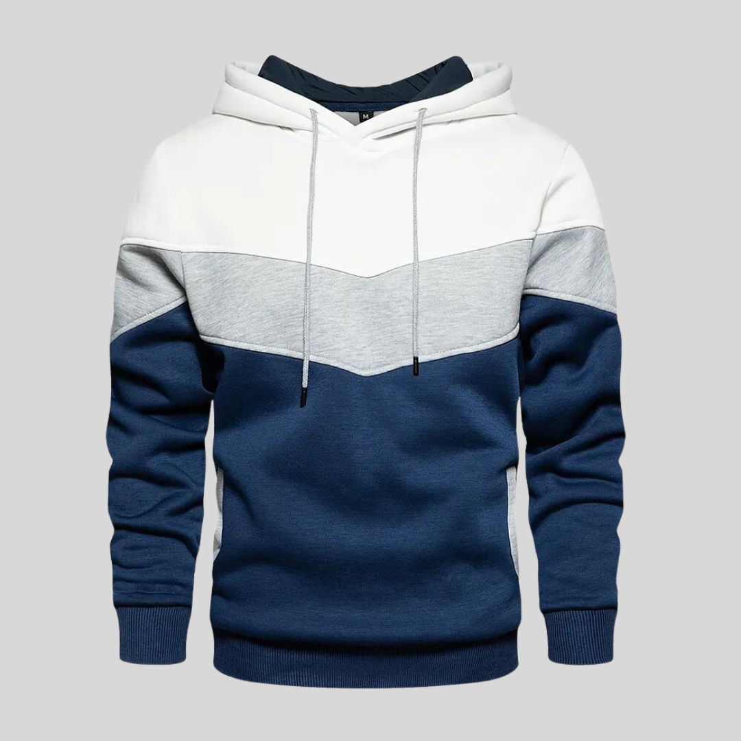 Herren Pullover Patchwork Baumwolle Modern