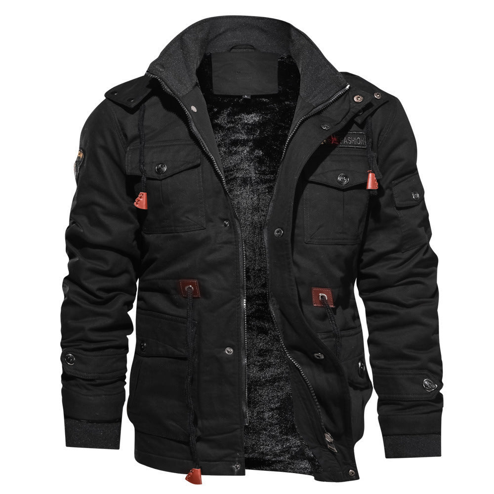 Herren Samtjacke Warm Elegant