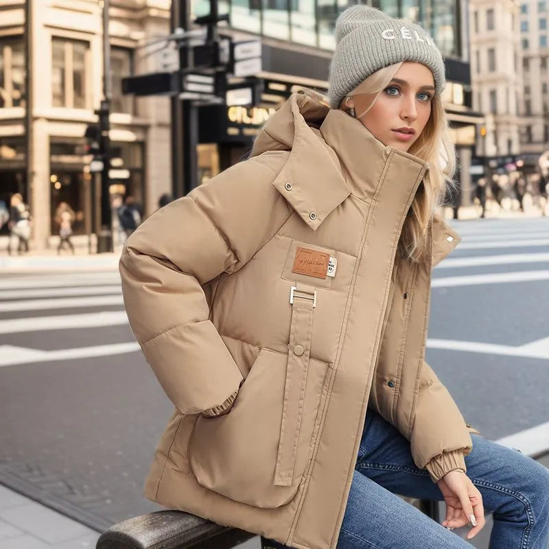 Damen Daunenjacke Warm Winterjacke