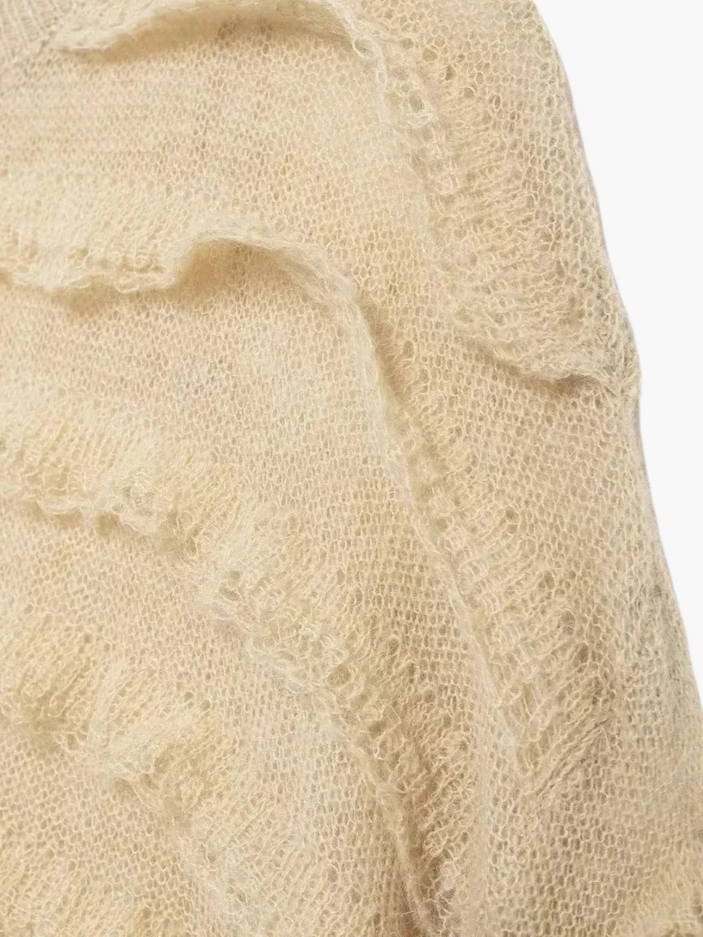 Damen Strickpullover Warm Strukturiert
