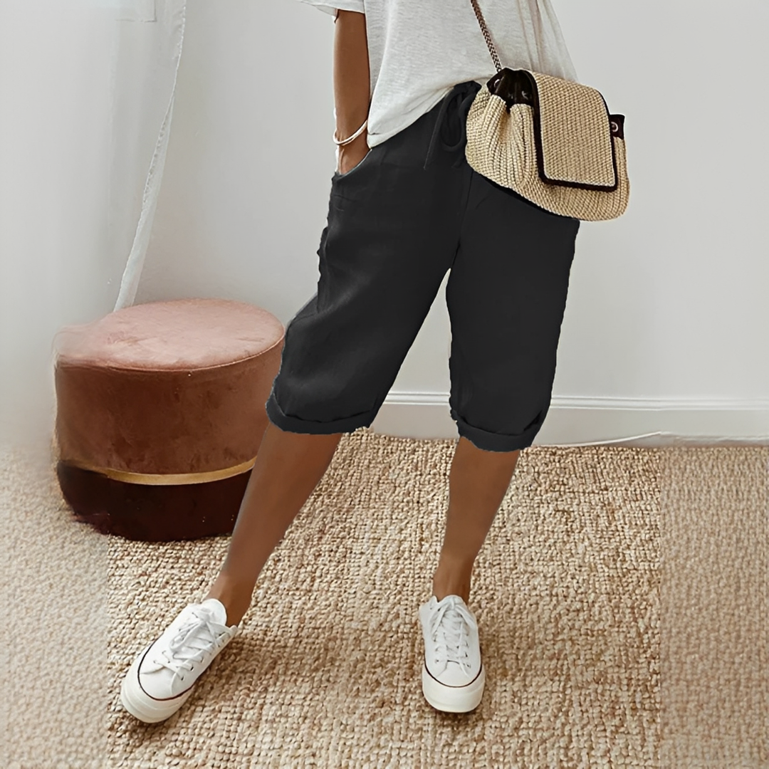 Damen Sommerhose 2er Pack Trendfarben