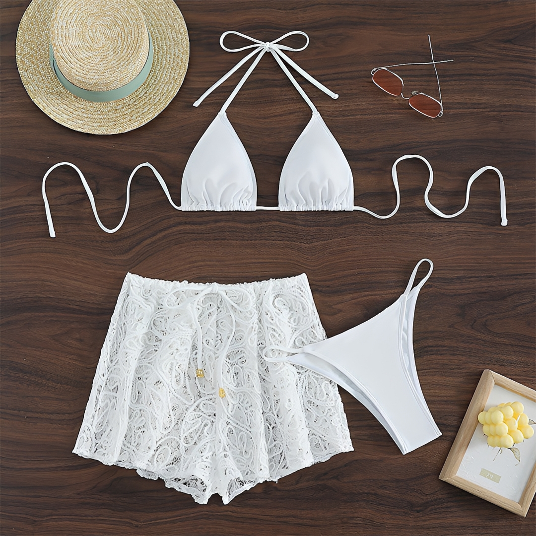 Damen Bikini Set Bunt Modern