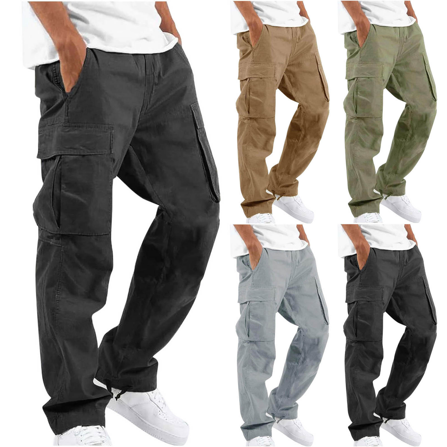 Herren Cargo Hose Bequem Alltagsstil