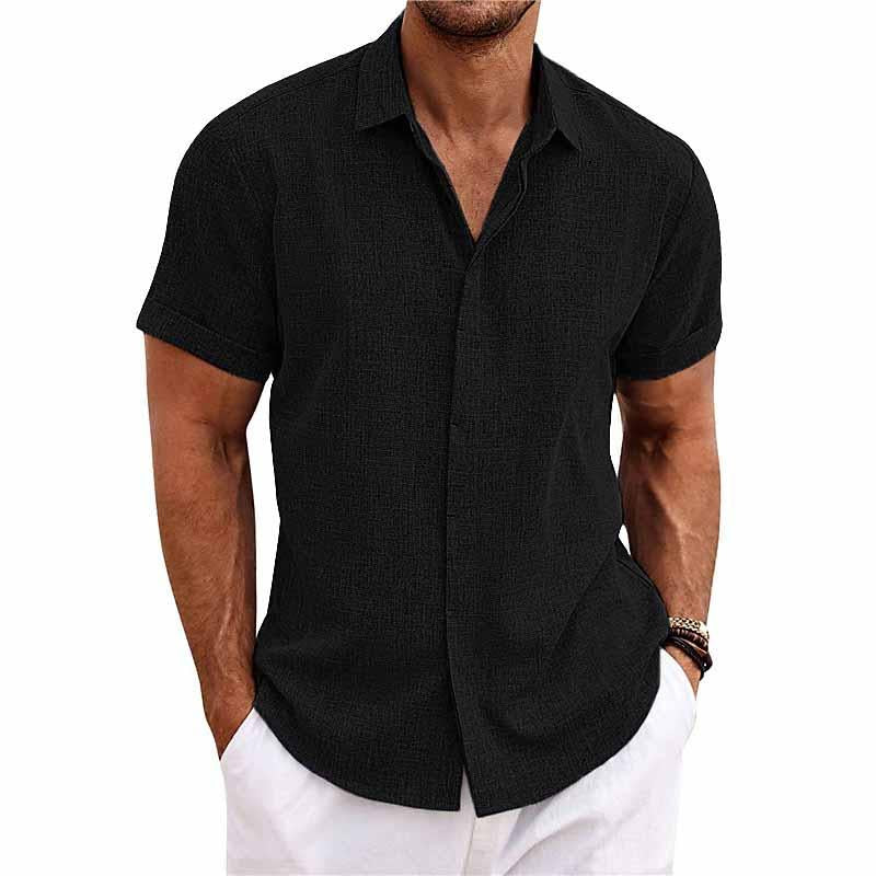 Herren Freizeithemd Modern Elegant Leger