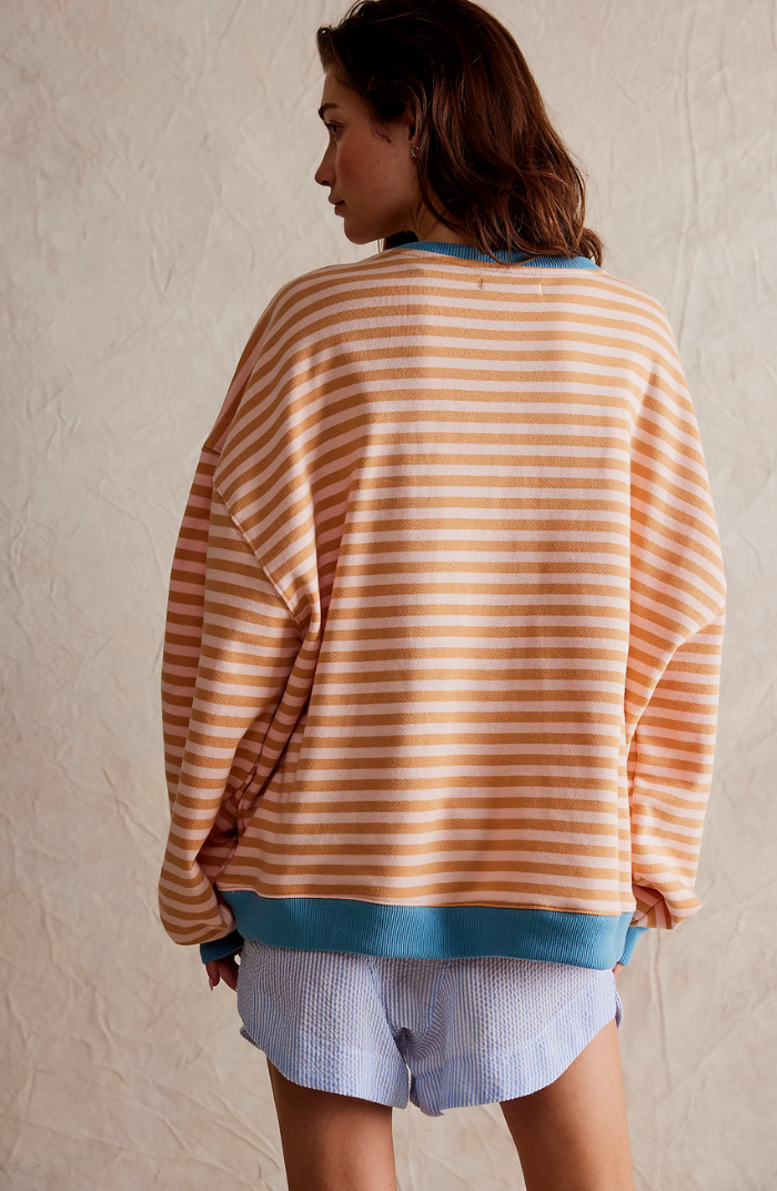 Damen Rundhals Pullover aus Strick für Frühling