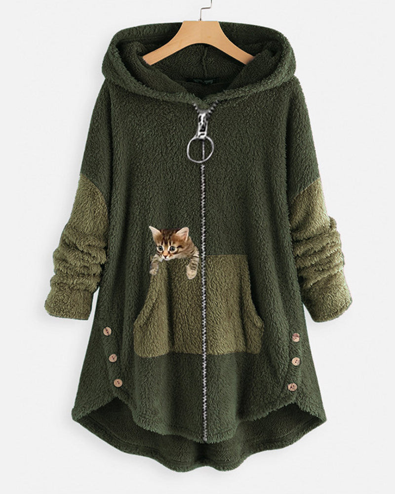 Katzenprint Schal Berliner Stil Süß