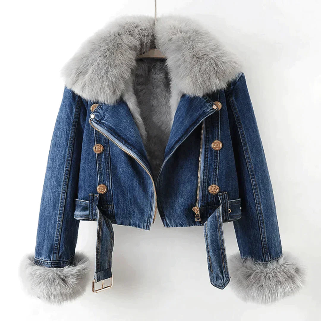 Damen Lederjacke Modern Lederschutz