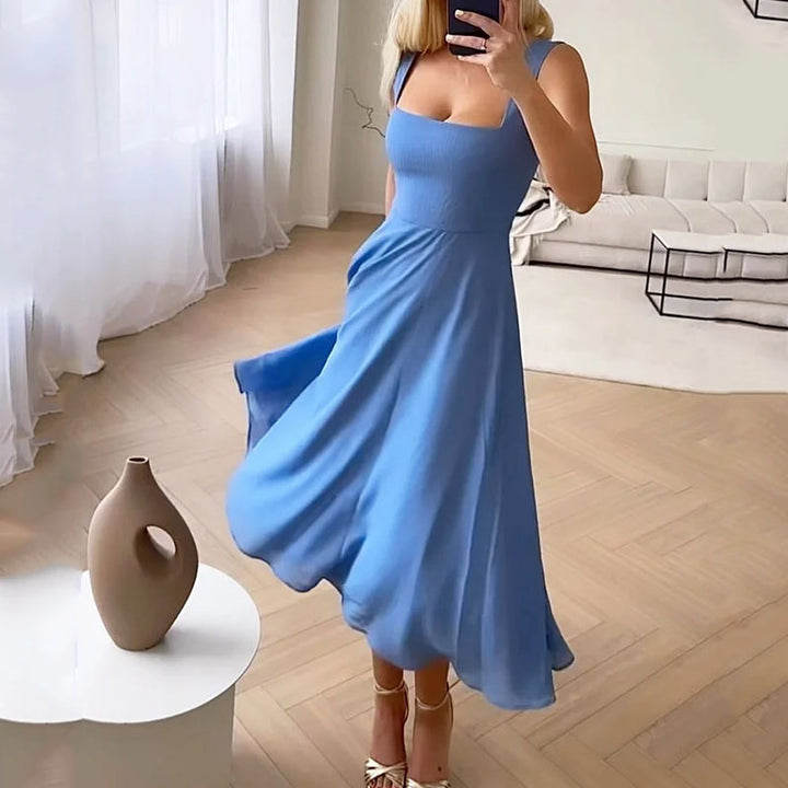 Damen Hochzeitsgastkleid Midi Elegant