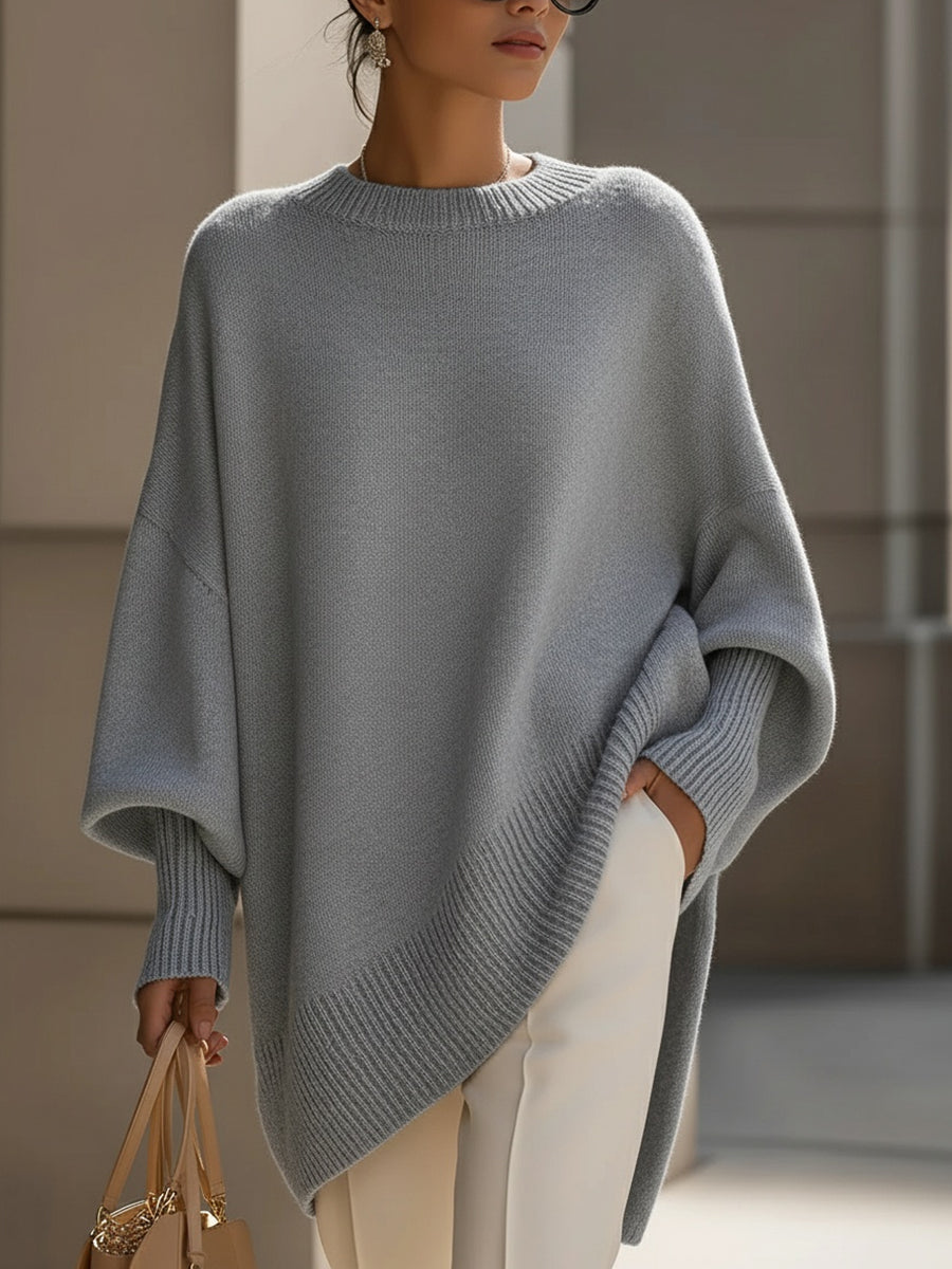 Damen Oversized Pullover Großformat Elegantes Design