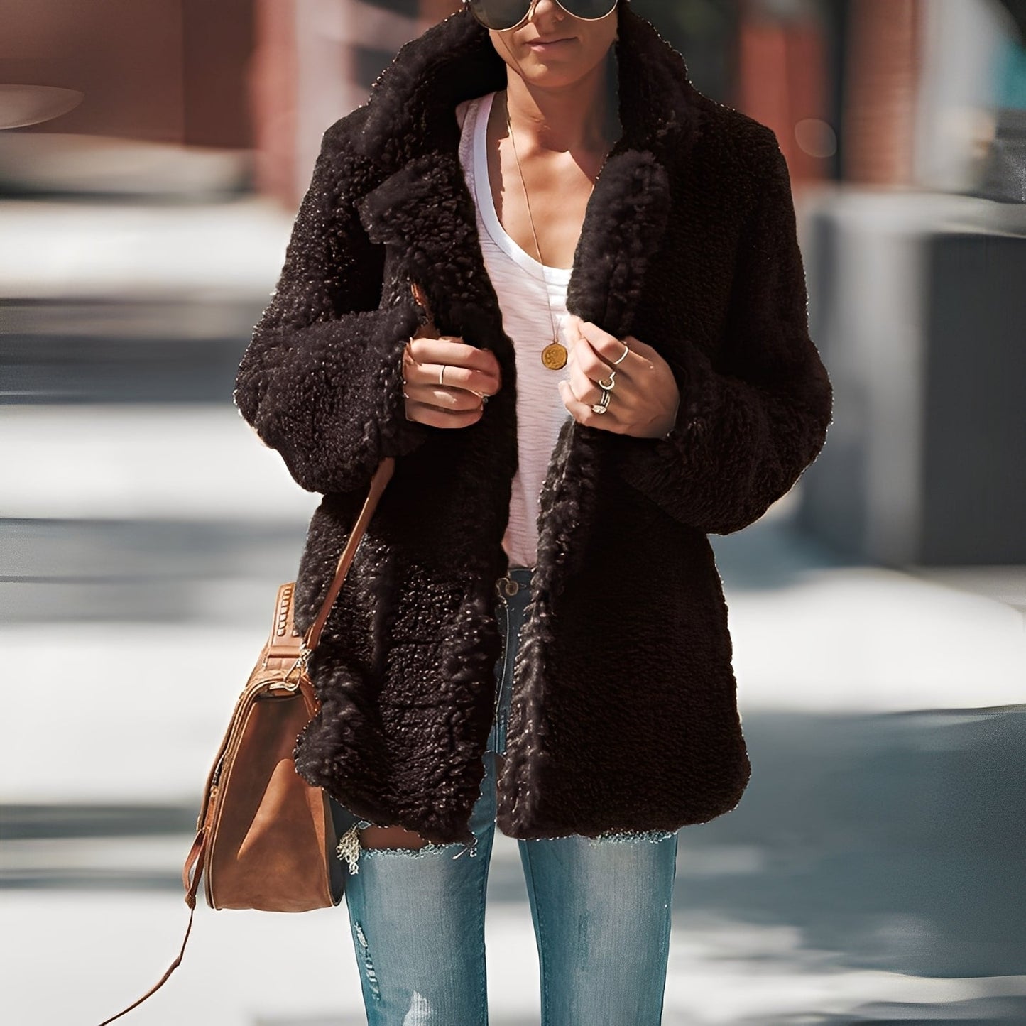 Damen Fleecejacke Warm Dicke