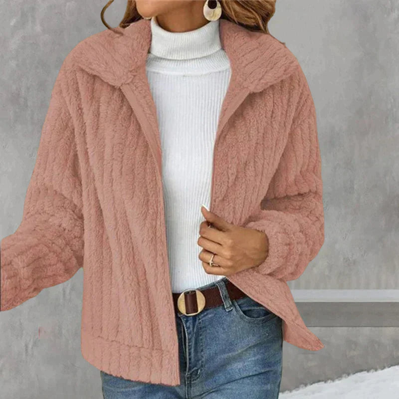 Damen Fleecejacke Weich und Warm