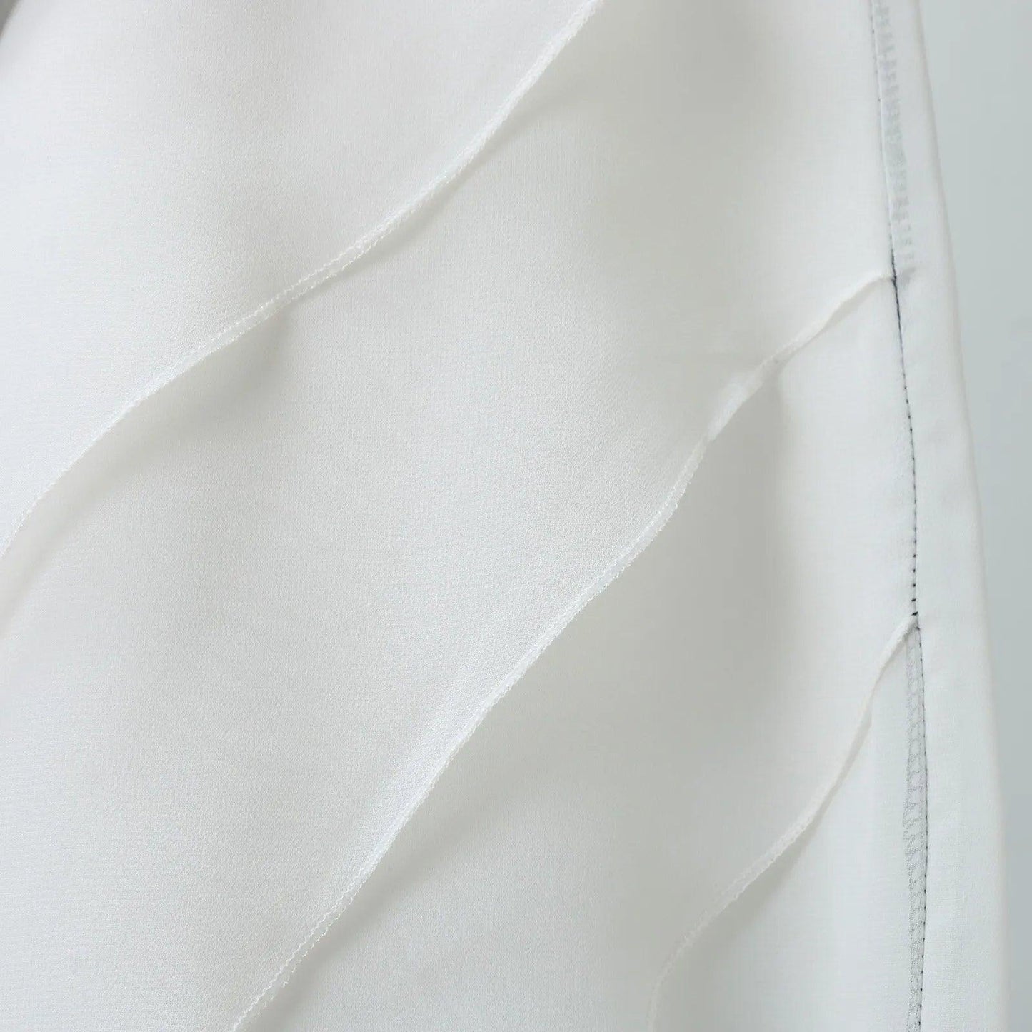 Elegantes Frauen Abendkleid Mehrschichtig -Seide