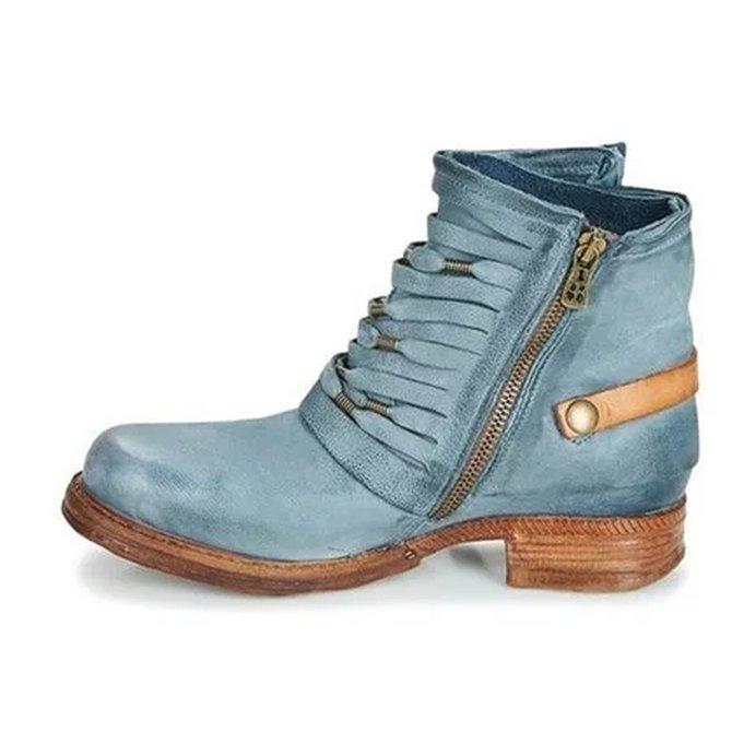 Damen Stiefeletten Lässig Schnalle