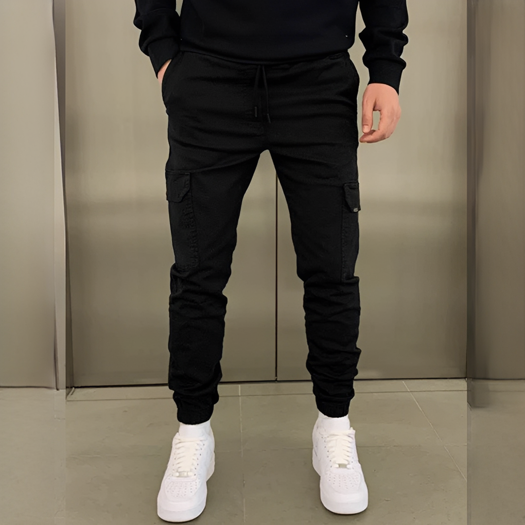 Herren Cargohose Bequem Comfort Freizeit Hose