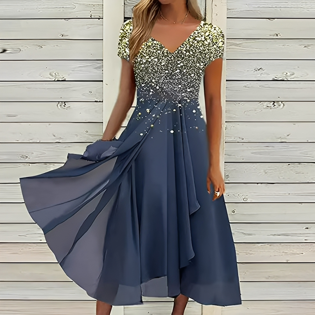 Damen Sommerkleid Leichtes Baumwollkleid Modern