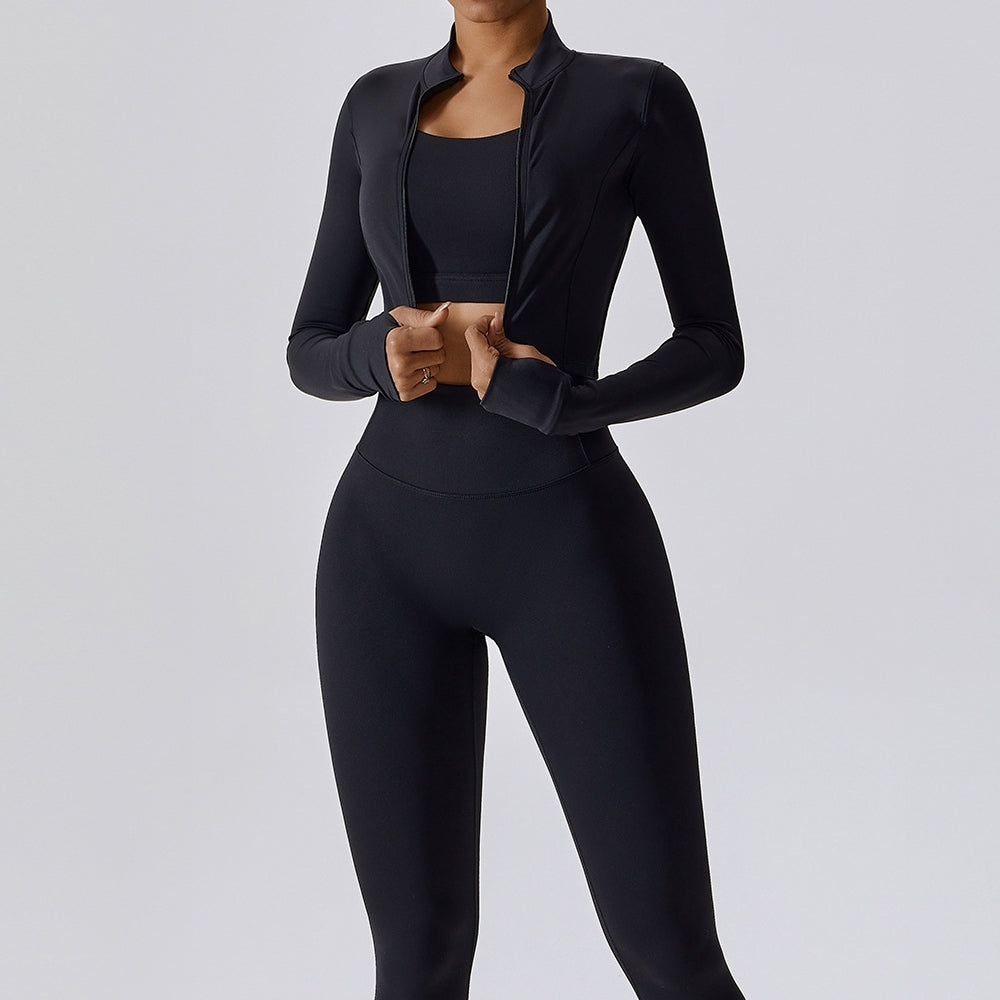 Damen Sportset 3-teilig Modern Stilvoll
