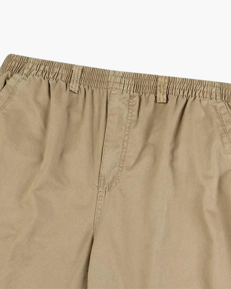 Herrenhose Gerader Schnitt Baumwolle Elastikbund Bequem
