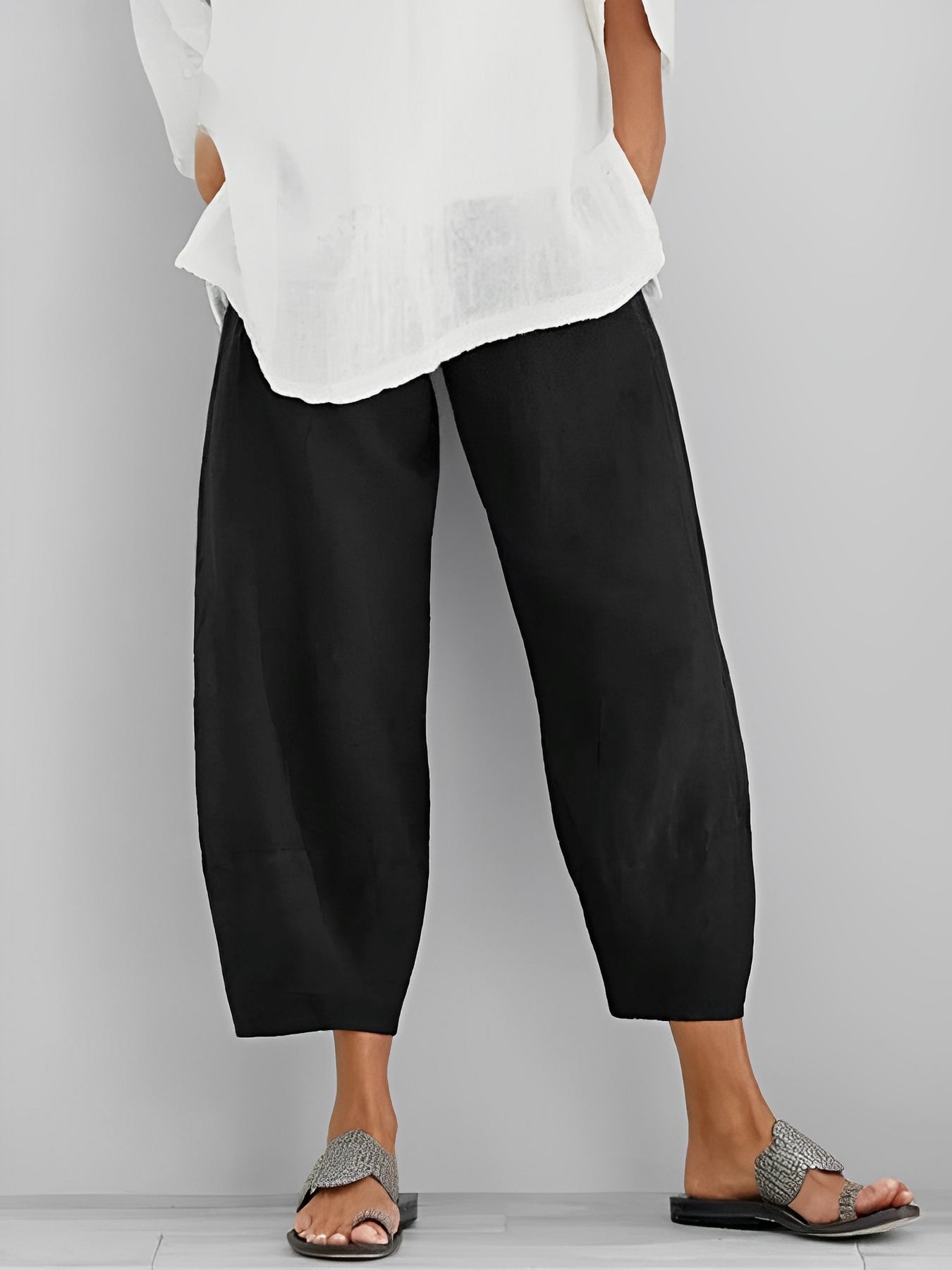 Bequeme Damen Leinenhose Lässig Sommer