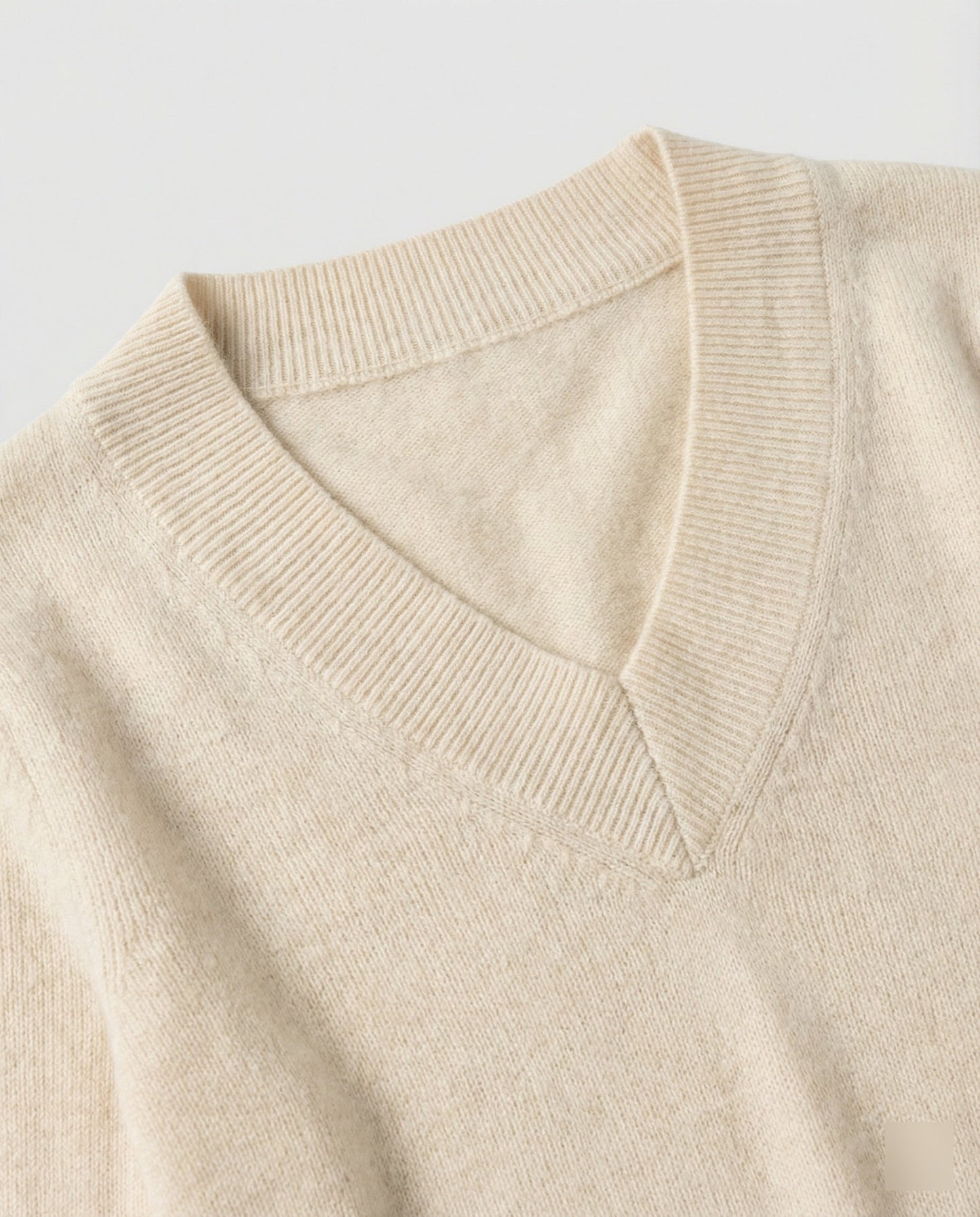 Damen Kaschmirpullover Strick Warm V-Ausschnitt