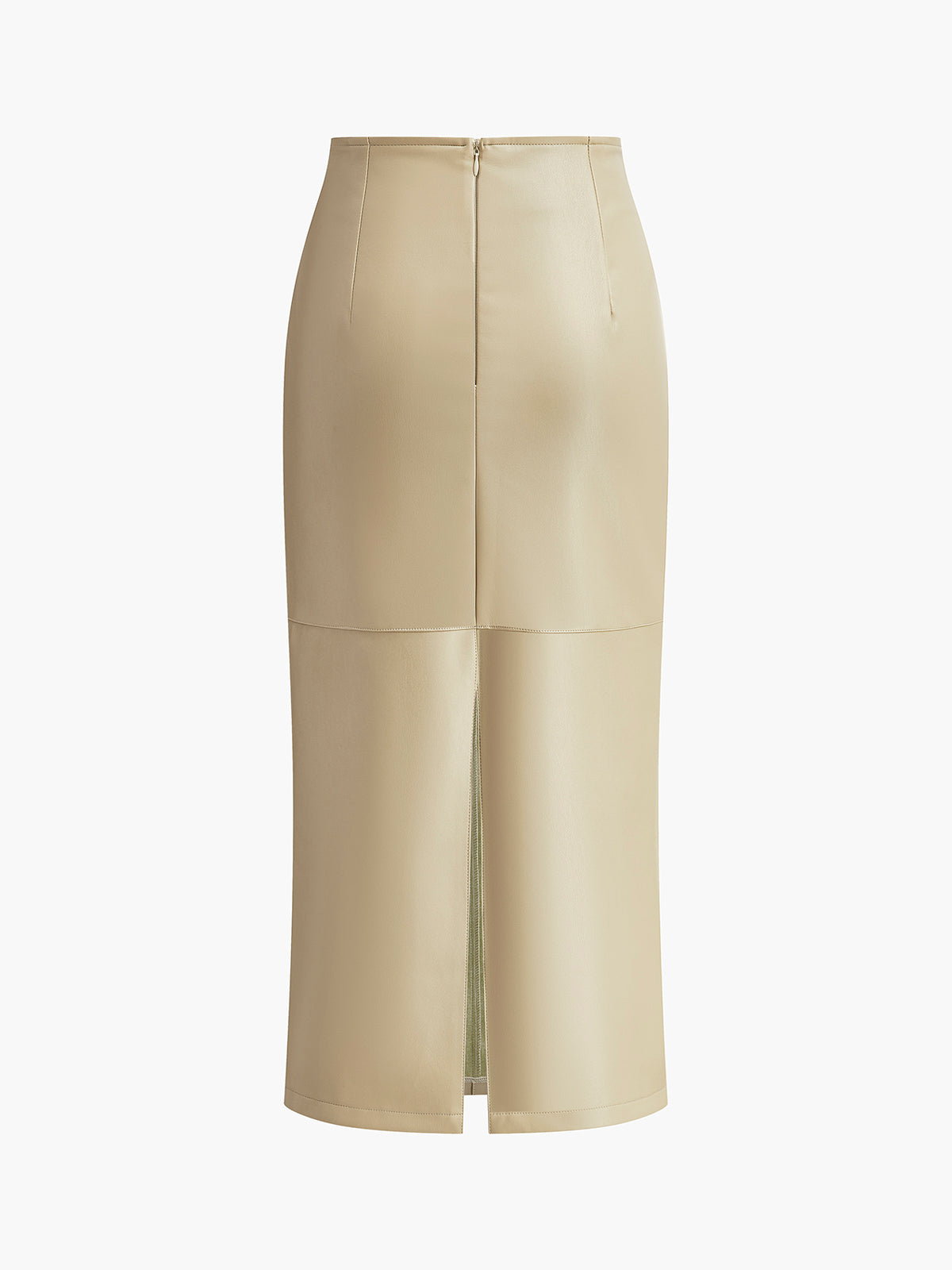 Damen Sommerrock Midi Mit Hoher Taille