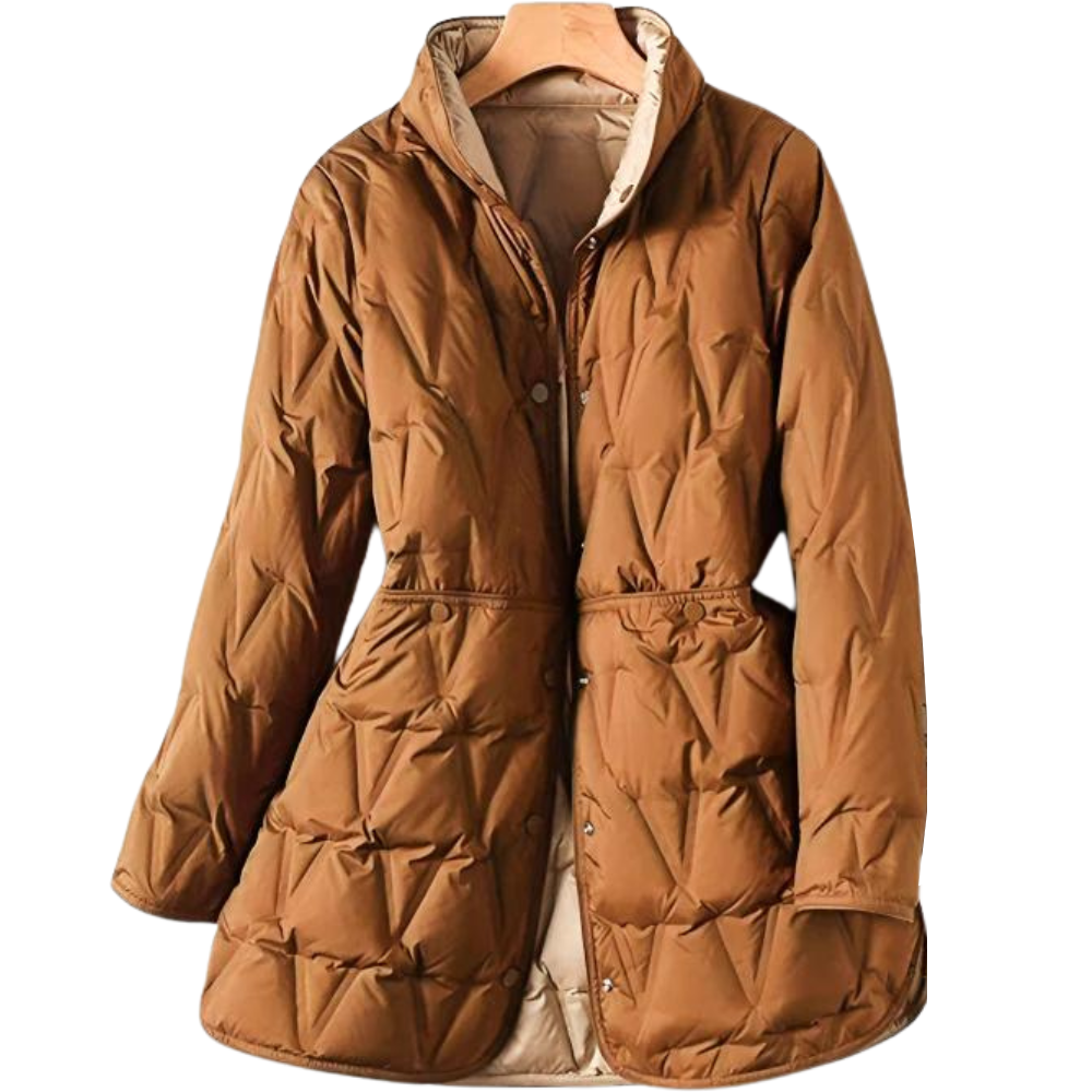 Weiche Daunenjacke Mittellang Leicht