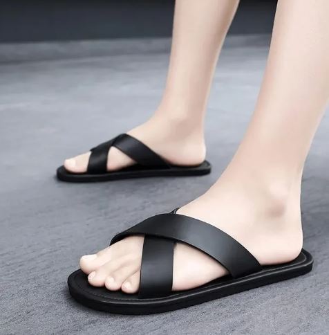 Männer Sandalen Flach Modell Cross