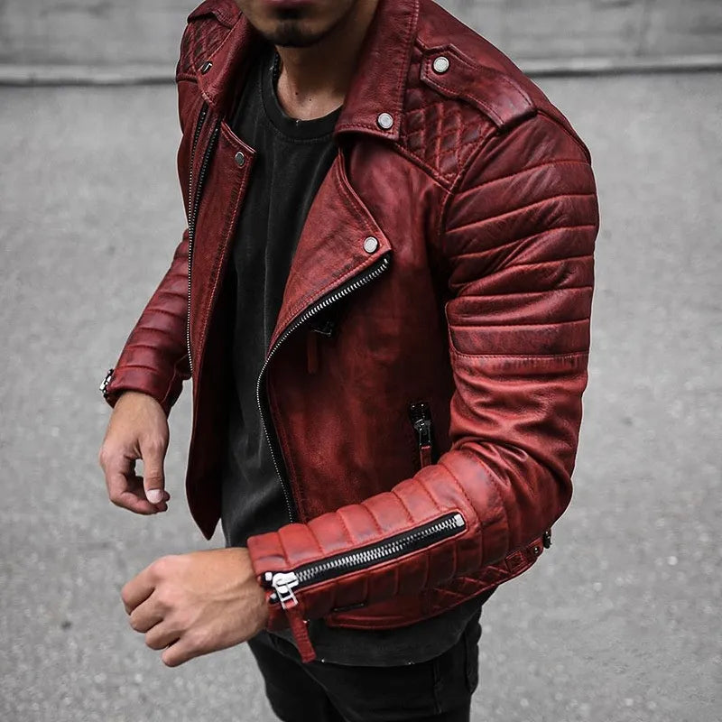 Herren Lederjacke Hochwertig