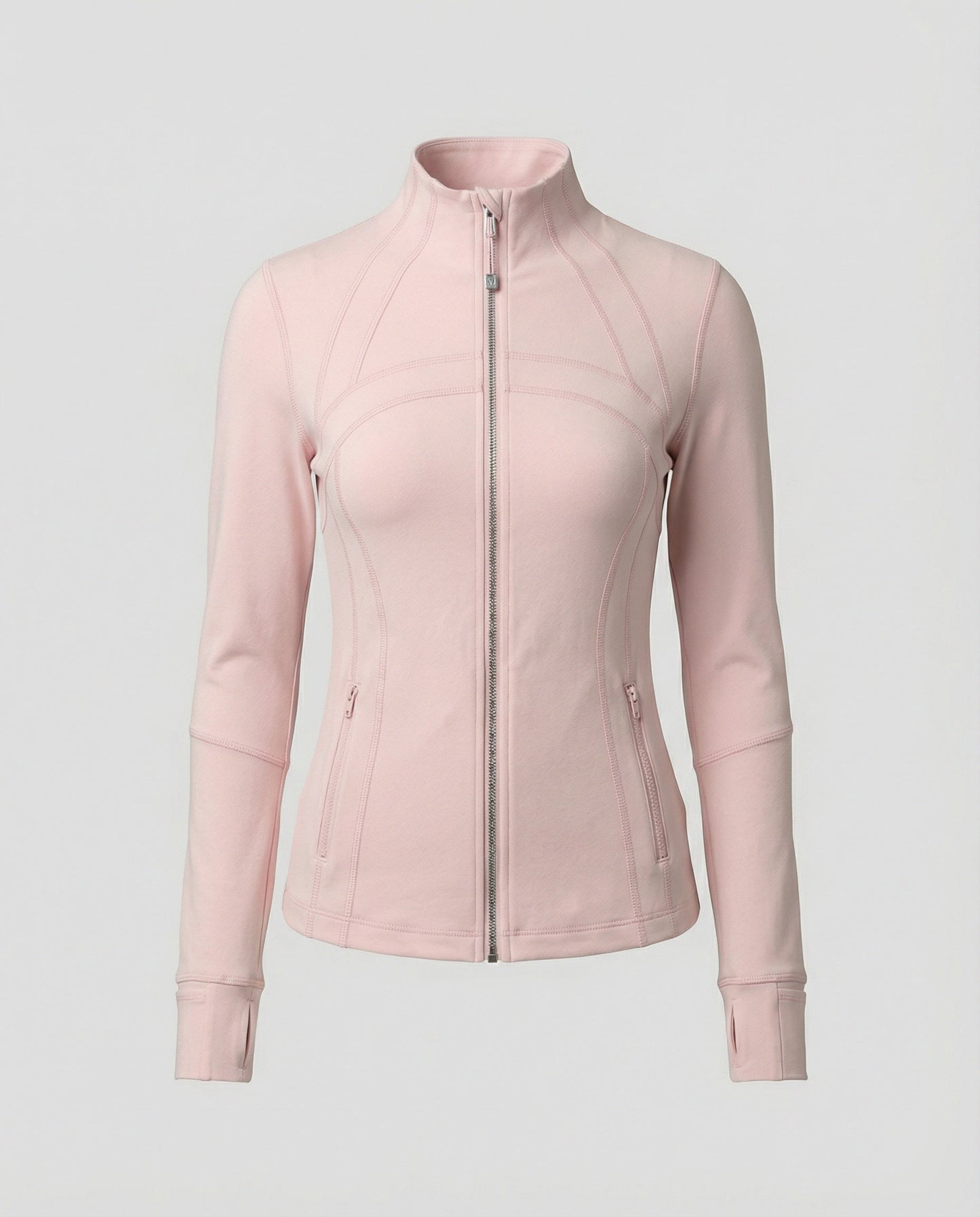 Damen Sportjacke Slim Fit Wasserabweisend für Yoga Fitness