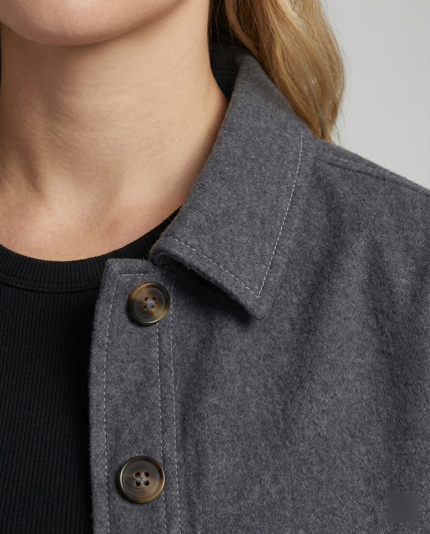 Weite Damen Kurzjacke Oversized Ballonärmel