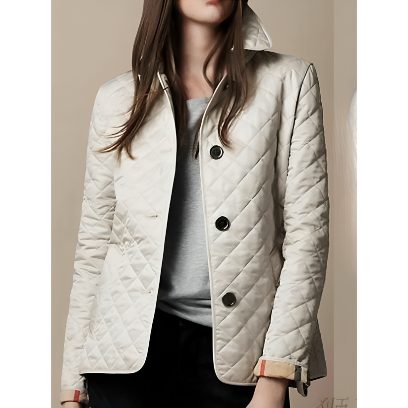 Damen Wattierte Daunenjacke Warm