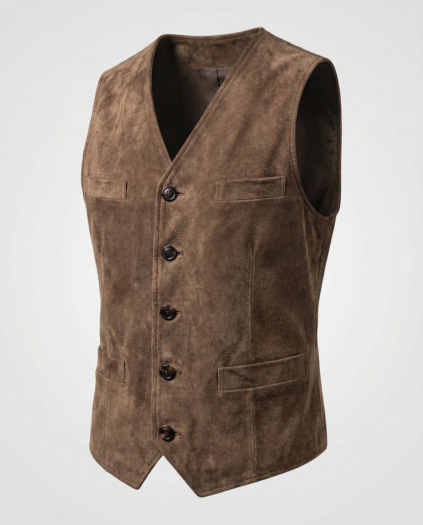 Herren Weste Slim Fit Modern