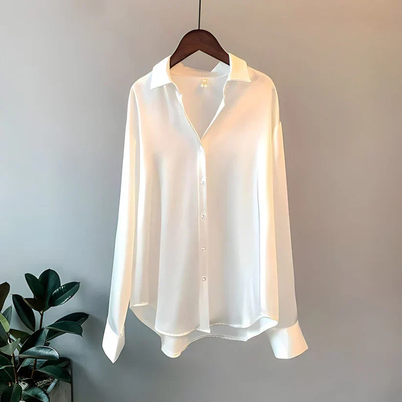 Damen Bluse Knopfhemd Modern Leicht