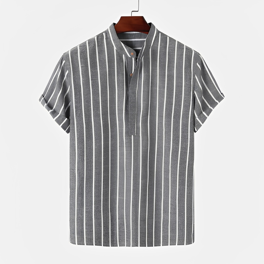 Herren Sommerhemd Leichtes Baumwollhemd Elegantes Design