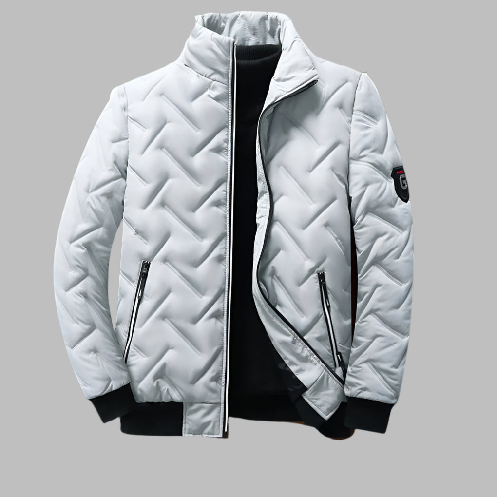 Herren Windjacke Warm Reißverschluss Wasserabweisend
