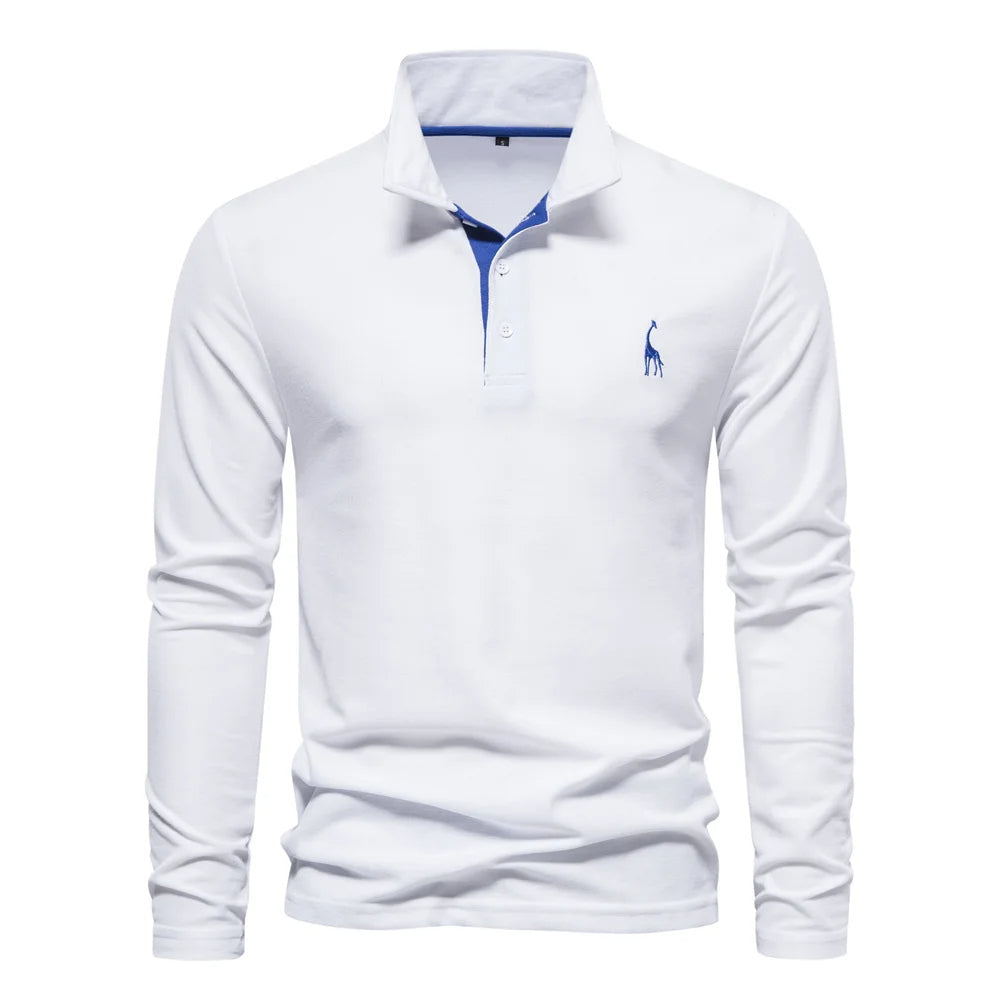 Herren Langarm-Pullover Warm aus Baumwolle