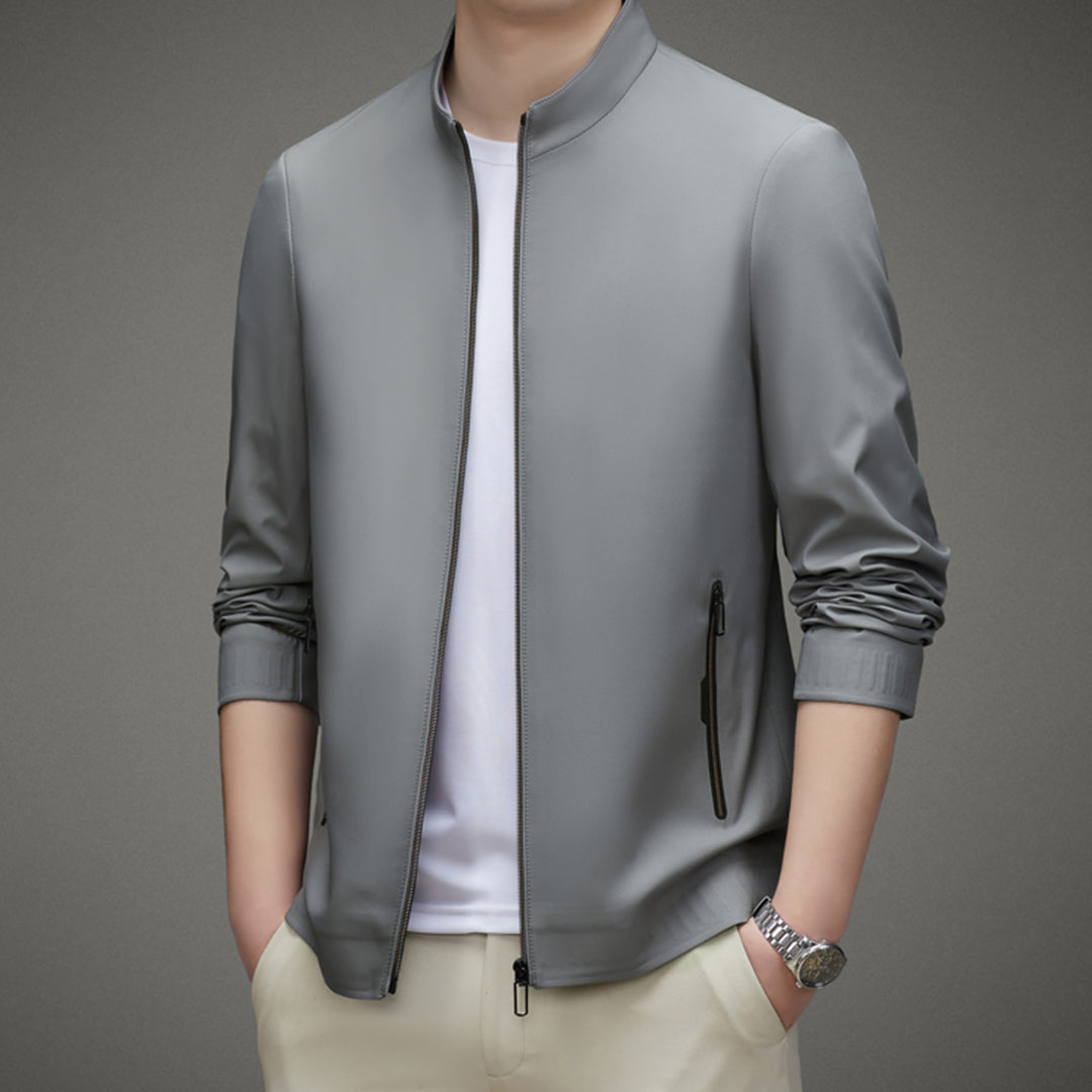Herren Slimfit Jacke Reißverschluss