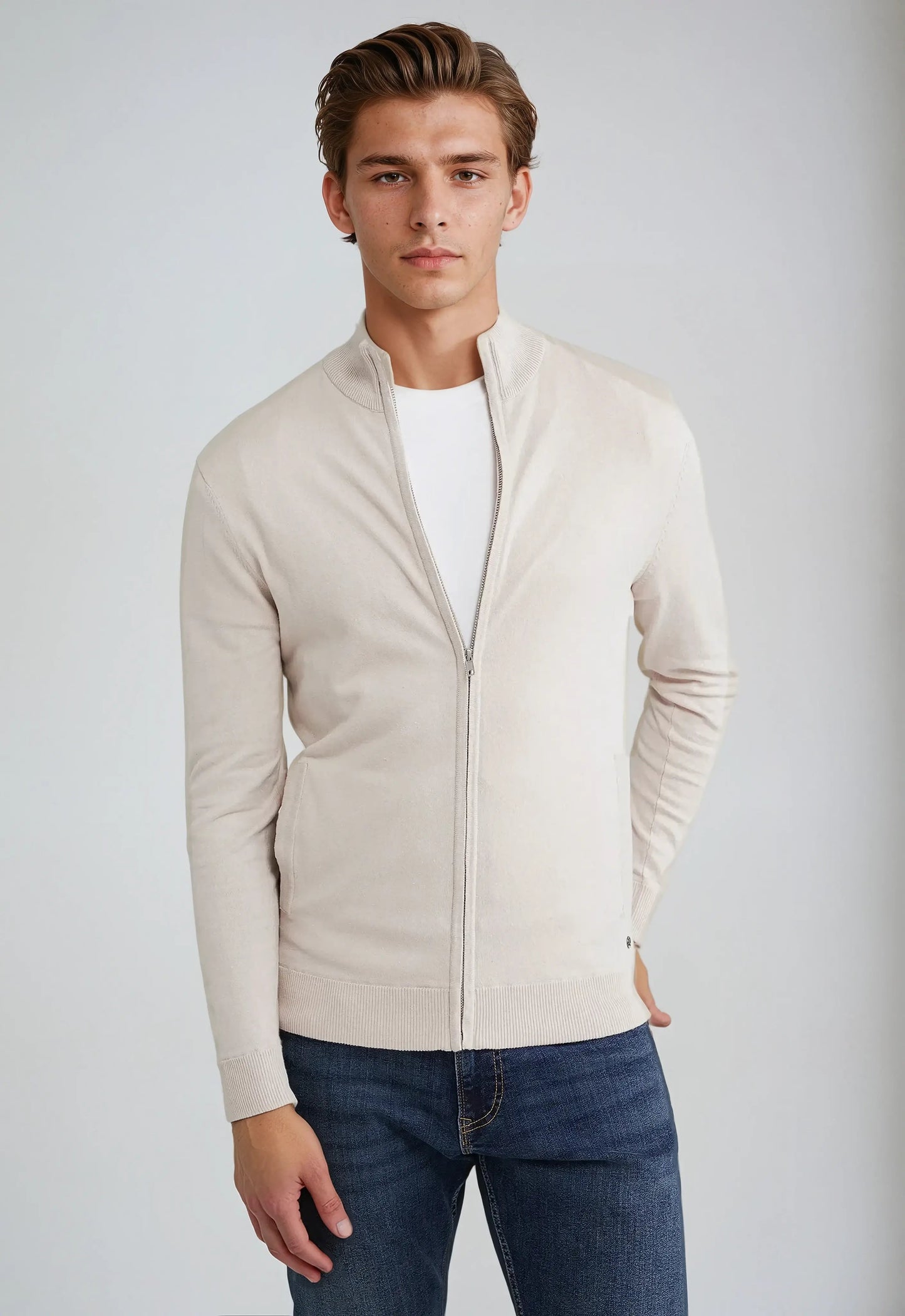 Herren Langarm Sweatshirt Rundhals Bequem