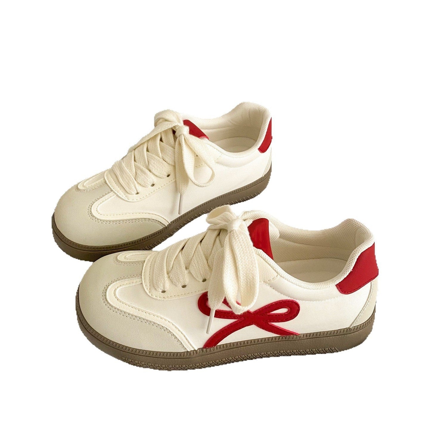 Damen Sneaker Schleifen Atmungsaktives Mesh