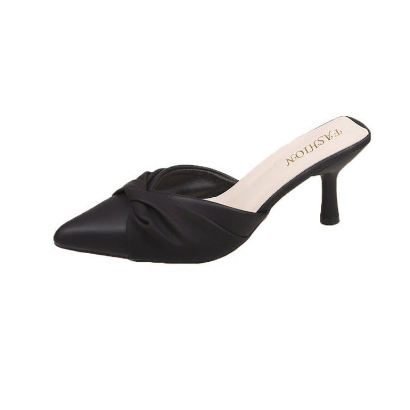 Damen Hochhackige Pumps mit Knotendesign