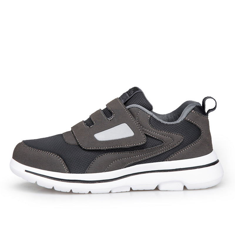 Damen Sneaker Atmungsaktiv Klettverschluss Freizeitschuhe