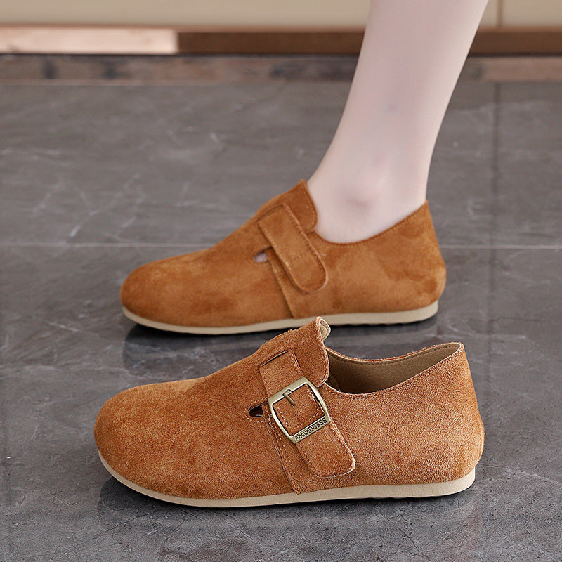Damen Slipper Komfortabel Klettverschluss Warm