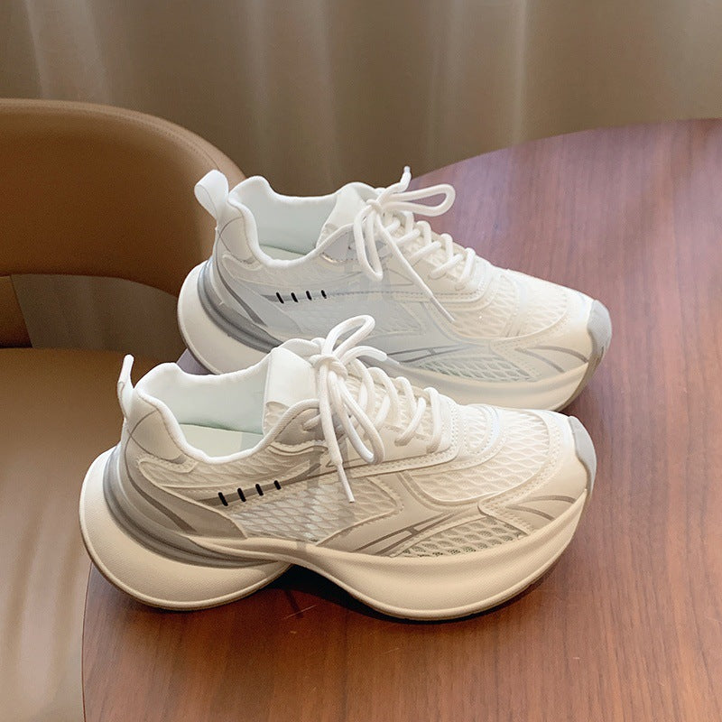 Damen Sneaker Atmungsaktives Netzdesign Sportlich