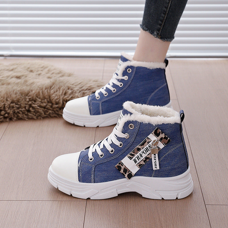 Damen Sneaker Warm Innenfutter Robust