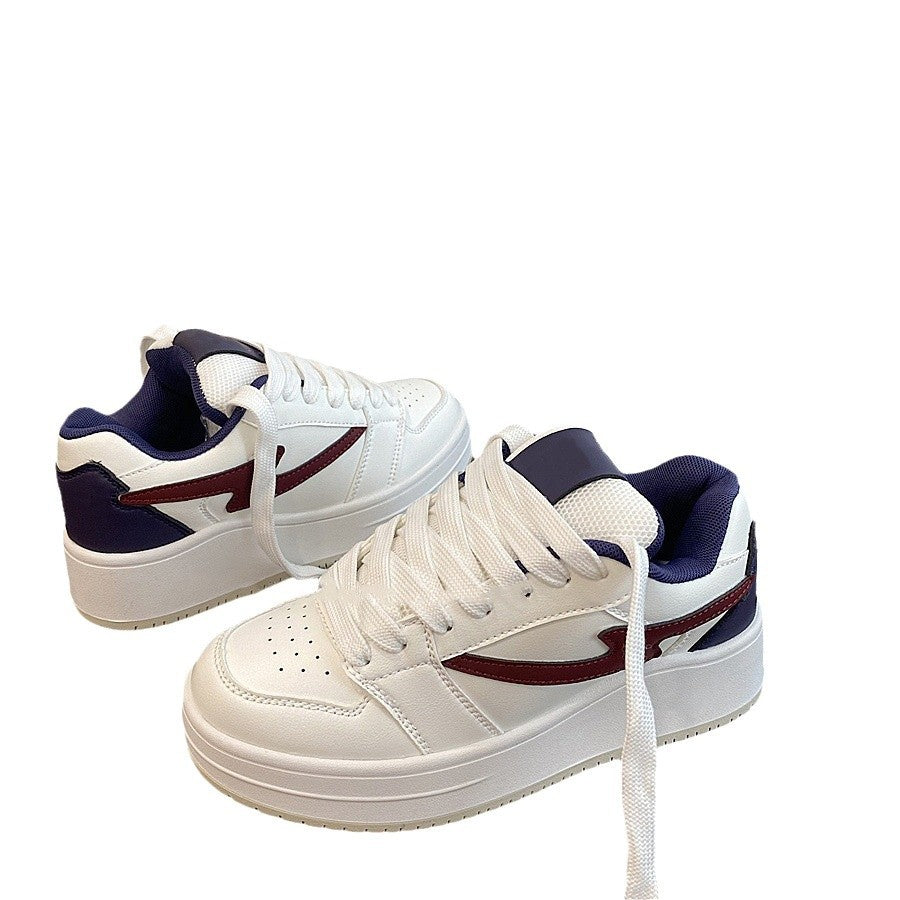 Damen Plateau Sneaker Hoch Modisch