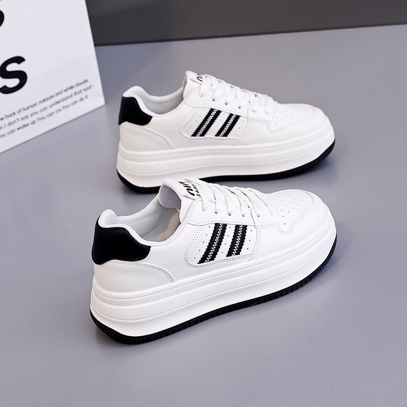 Damen Plattform Sneaker Moderner Stil