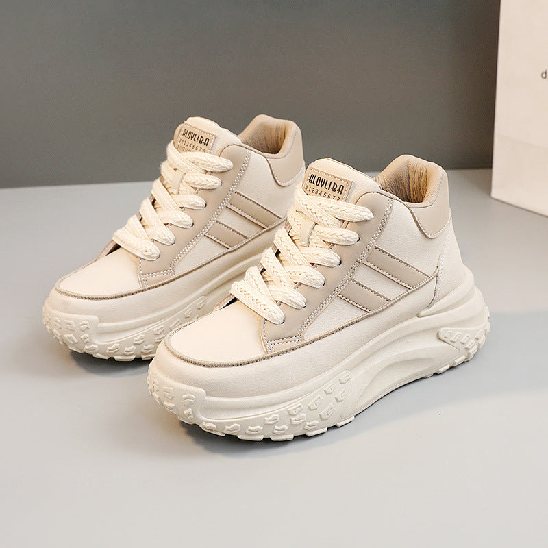 Damen High- Sneaker Komfortschuhe Robust