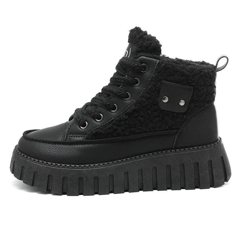 Damen Winterstiefeletten Warmfutter Rutschfest