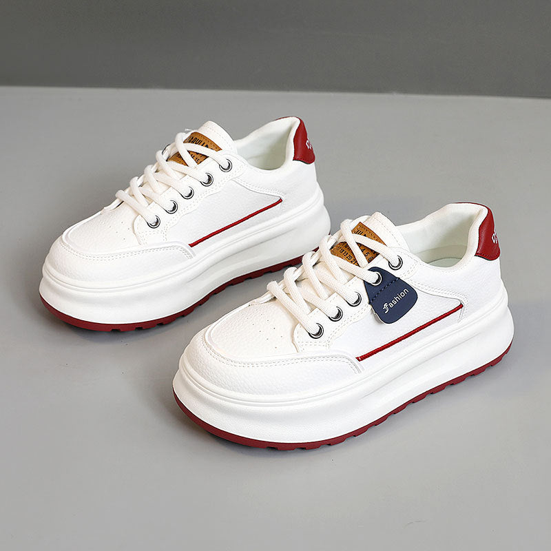 Damen Sneaker Chunky Sportlich Atmungsaktives Material Hoch