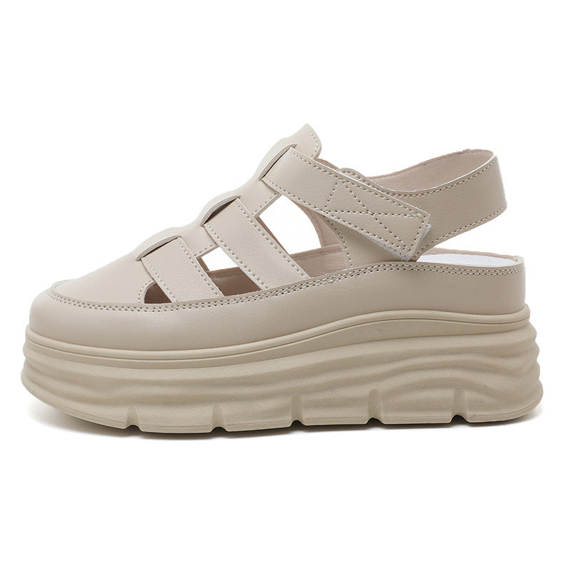 Damen Plateau Sandalen Hohe Absätze